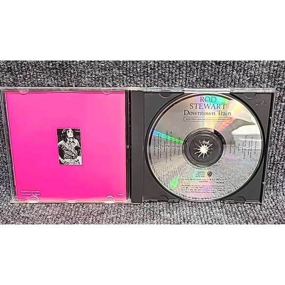 Vintage Rod Stewart Downtown Train ~ Rod Stewart ~ Pop ~ CD 1989 Warner Bros - Picture 3 of 4